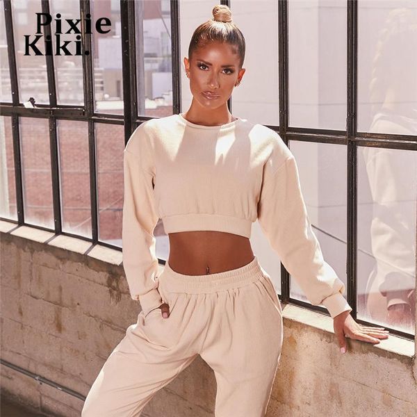 cotton pixiekiki knit 2 piece set women winter 2020 cozy lounge wear matching sets and pants sweatsuit p18-iz70, Gray
cotton pixiekiki knit 2 piece set women winter 2020 cozy lounge wear matching sets and pants sweatsuit p18-iz70, Gray
