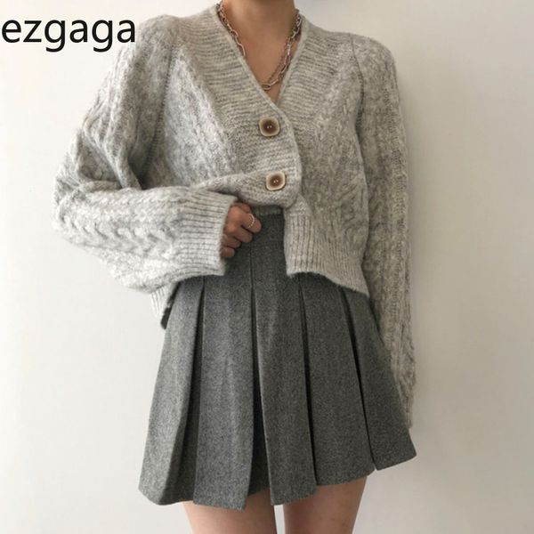 ezgaga vintage knit cardigan thick women korean chic autumn winter button v-neck warm outwear soft ladies sweater fashion 210430, White
ezgaga vintage knit cardigan thick women korean chic autumn winter button v-neck warm outwear soft ladies sweater fashion 210430, White