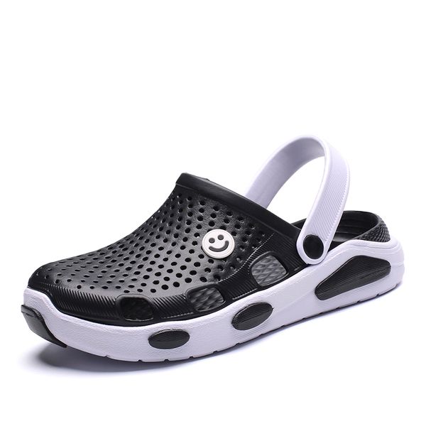 2021 arrival no brand men personality slippers beach hole shoes sandals fashion outdoor non slip flip flop slipper eur 39-44 20bbd-v9181, Black
2021 arrival no brand men personality slippers beach hole shoes sandals fashion outdoor non slip flip flop slipper eur 39-44 20bbd-v9181, Black