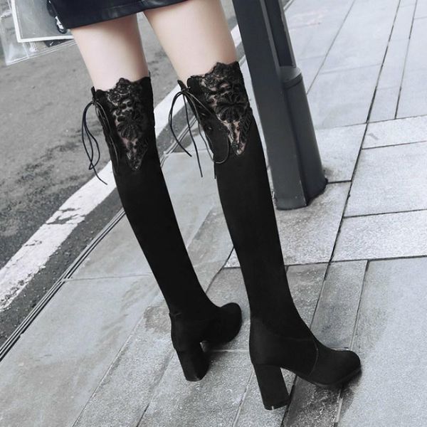 boots women's over the knee thick heels women 2021 high boats fashion female embroidered hollow out botas, Black
boots women's over the knee thick heels women 2021 high boats fashion female embroidered hollow out botas, Black