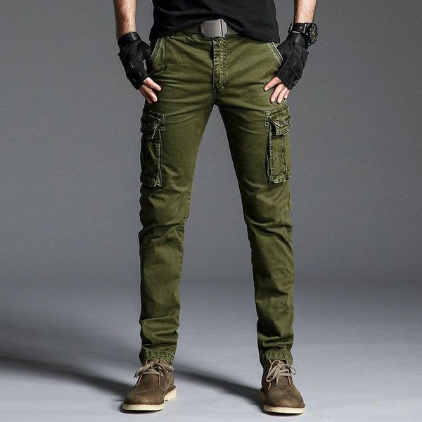 men's pants nice cotton mens cargo army tactical male multi-pocket outwear straight trousers military pant men pantalon homme, Black
men's pants nice cotton mens cargo army tactical male multi-pocket outwear straight trousers military pant men pantalon homme, Black