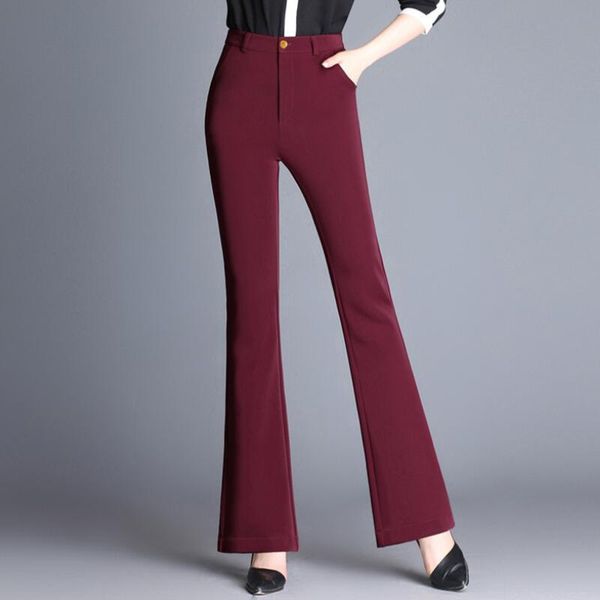 women's pants & capris spring autumn women fashion one button front zipper flare lady solid color casual long, Black;white
women's pants & capris spring autumn women fashion one button front zipper flare lady solid color casual long, Black;white