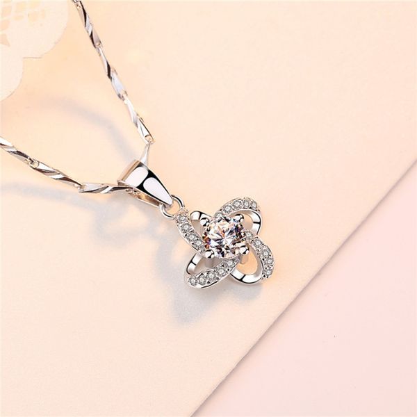 zuyin s999 silver clover necklace women's clavicle chain pendant valentine's day gift to girlfriend, Black
zuyin s999 silver clover necklace women's clavicle chain pendant valentine's day gift to girlfriend, Black