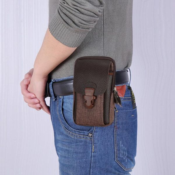men waist bag casual durable pack belt canvas multifunction business zippe phone travel for outdoor bags
men waist bag casual durable pack belt canvas multifunction business zippe phone travel for outdoor bags