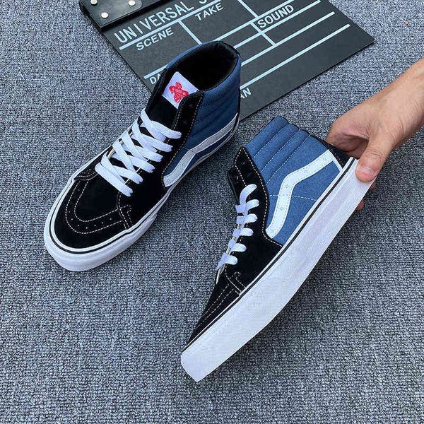 longvance men's shoes 50th anniversary black and blue color matching sk8hi high canvas skateboarding wo
longvance men's shoes 50th anniversary black and blue color matching sk8hi high canvas skateboarding wo