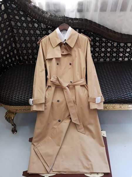 women's trench coats women coat 2021 spring autumn thin cotton waterproof medium length brief british outerwear arrive, Tan;black
women's trench coats women coat 2021 spring autumn thin cotton waterproof medium length brief british outerwear arrive, Tan;black