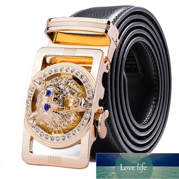 genuine leather wolf belt for men polychrome rhinestone alloy belt automatic buckle black luxury brand plus size ceinture homme factory pric, Black;brown
genuine leather wolf belt for men polychrome rhinestone alloy belt automatic buckle black luxury brand plus size ceinture homme factory pric, Black;brown