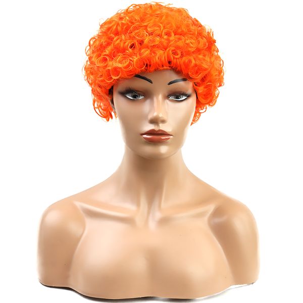 short curly wig synthetic short hair wigs for black women short hairstyle curly hair orange green wig machine weavingfactory direct
short curly wig synthetic short hair wigs for black women short hairstyle curly hair orange green wig machine weavingfactory direct