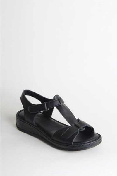 sandals maiss dw22613 casual woman leather, Black