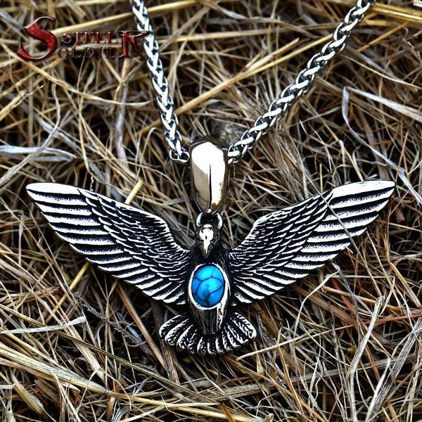 Steel Soldier Fashion Vintage Women Men Pendant Eagle Japen Feather Stainless Chain Necklace Jewelry Necklaces, Silver
Steel Soldier Fashion Vintage Women Men Pendant Eagle Japen Feather Stainless Chain Necklace Jewelry Necklaces, Silver