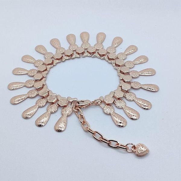 link, chain 10 style women girls 585 rose gold color carving wide bracelets toggle lock jewelry(no box), Black
link, chain 10 style women girls 585 rose gold color carving wide bracelets toggle lock jewelry(no box), Black