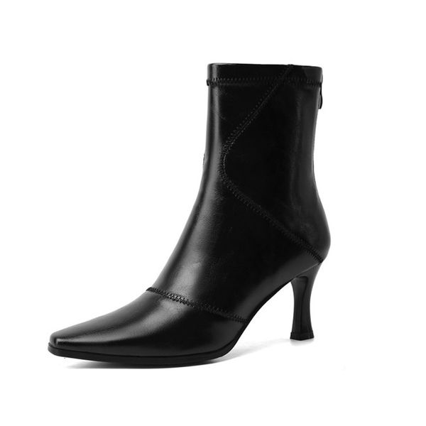 boots 2021 fashion women's shoes winter pointed toe special-shaped heels ladies elegant leather ankle boots zip party sdjt, Black
boots 2021 fashion women's shoes winter pointed toe special-shaped heels ladies elegant leather ankle boots zip party sdjt, Black