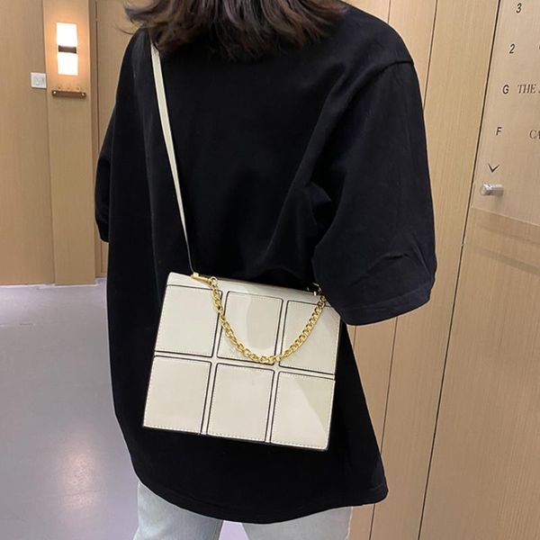 evening bags simple grid design pu leather crossbody for women trending ladies shoulder solid color chain flap handbags
evening bags simple grid design pu leather crossbody for women trending ladies shoulder solid color chain flap handbags