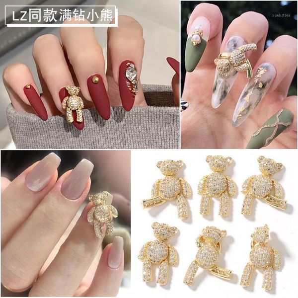pcs full diamond active bear super flash manicure light luxury zircon nail decoration1, Silver;gold
pcs full diamond active bear super flash manicure light luxury zircon nail decoration1, Silver;gold