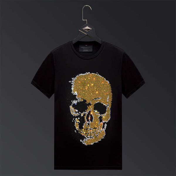 summer men's short sleeve t-shirt trend skeleton drill social clothes men's half sleeve large size t-shirt mercerized cotton, White;black
summer men's short sleeve t-shirt trend skeleton drill social clothes men's half sleeve large size t-shirt mercerized cotton, White;black