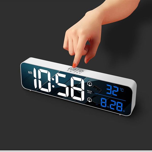 other clocks & accessories rechargeable led music wall clock sound control switchable bedside snooze electronic mobile phone charging home d
other clocks & accessories rechargeable led music wall clock sound control switchable bedside snooze electronic mobile phone charging home d