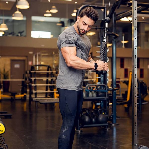 men's t-shirts t shirts sport t shirt men short sleeve elastic bodybuilding crossfit t-shirt gym running fitness slim tee vvbt, White;black
men's t-shirts t shirts sport t shirt men short sleeve elastic bodybuilding crossfit t-shirt gym running fitness slim tee vvbt, White;black