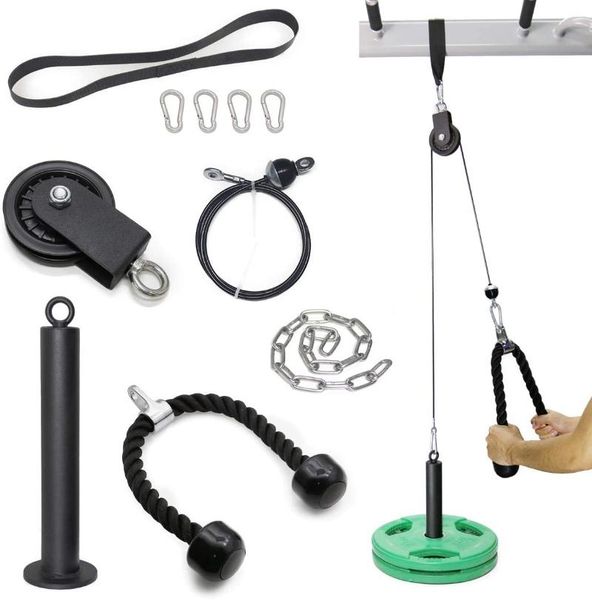 accessories fitness cable pulley system gym equipment, squat rack for lat pulldown, tricep, bicep, arm workouts
accessories fitness cable pulley system gym equipment, squat rack for lat pulldown, tricep, bicep, arm workouts