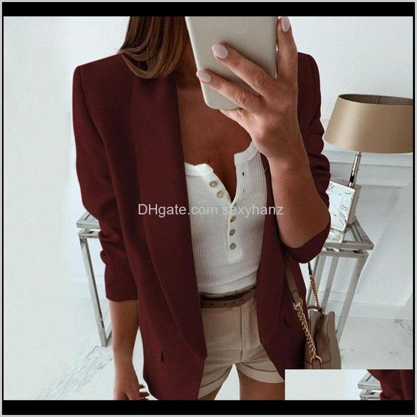 suits & blazers womens clothing apparel drop delivery 2021 autumn women solid lapel slim blazer jacket ladies business office coat double po, White;black
suits & blazers womens clothing apparel drop delivery 2021 autumn women solid lapel slim blazer jacket ladies business office coat double po, White;black