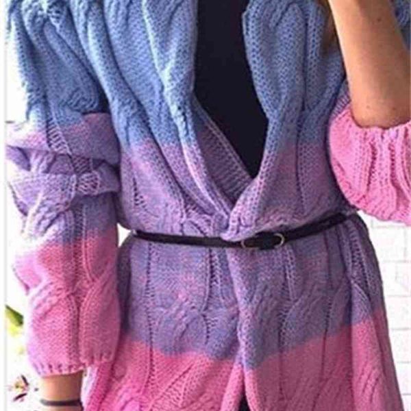fashion sweater heart rate large size gradient contrast color matching mahua medium length women's cardigan coat sell fast, White;black
fashion sweater heart rate large size gradient contrast color matching mahua medium length women's cardigan coat sell fast, White;black