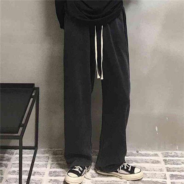 1south korean version harajuku versatile straight with loose drop wide leg casual pants for men and women, Black
1south korean version harajuku versatile straight with loose drop wide leg casual pants for men and women, Black