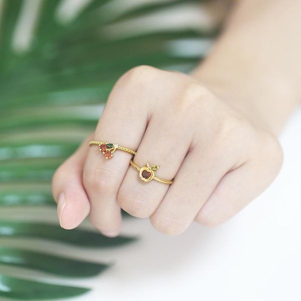 wedding rings aide single cherry strawberry watermelon grape tropical fruit women's ring cute finger for girl accesorios, Slivery;golden
wedding rings aide single cherry strawberry watermelon grape tropical fruit women's ring cute finger for girl accesorios, Slivery;golden