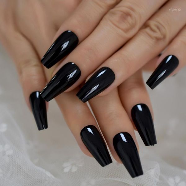 plain solid black long ballerina press on uv fake art nail tips coffin tapered shape salon false finger nails faux ongle1, Red;gold
plain solid black long ballerina press on uv fake art nail tips coffin tapered shape salon false finger nails faux ongle1, Red;gold