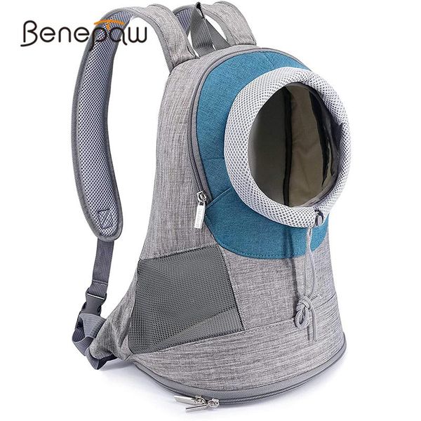 benepaw breathable backpack for dogs comfortable adjustable hole padded shoulder strap mesh pet carrier bag anti-escaping design dog car sea
benepaw breathable backpack for dogs comfortable adjustable hole padded shoulder strap mesh pet carrier bag anti-escaping design dog car sea