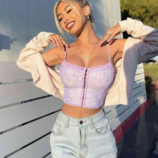 sweet daisy printed patched lace y2k camis with thin strap backless summer kawaii sleeveless crop buckle tank vest 210415, White
sweet daisy printed patched lace y2k camis with thin strap backless summer kawaii sleeveless crop buckle tank vest 210415, White
