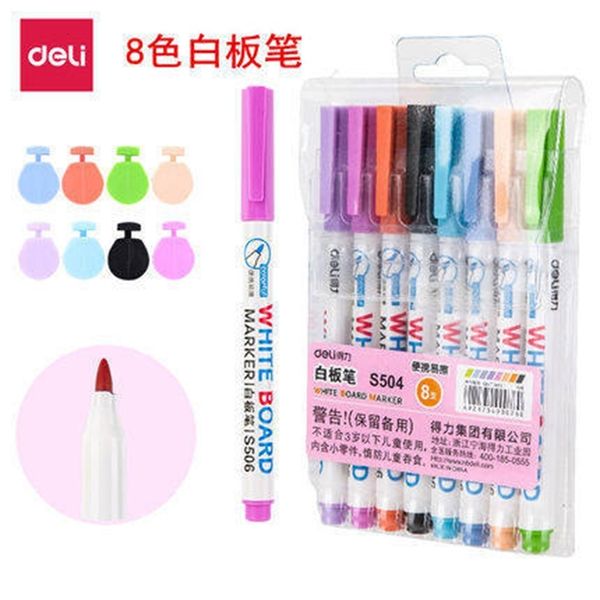 painting pens deli s504 color erasable water-based writing office teaching whiteboard pen set 8 colors, Black;red
painting pens deli s504 color erasable water-based writing office teaching whiteboard pen set 8 colors, Black;red