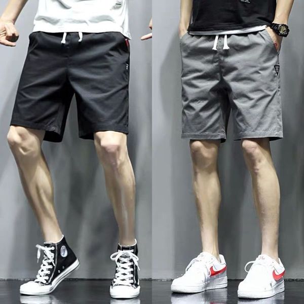 men's shorts trendy men's casual shorts sports loose large capris summer simple solid straight pants, White;black
men's shorts trendy men's casual shorts sports loose large capris summer simple solid straight pants, White;black
