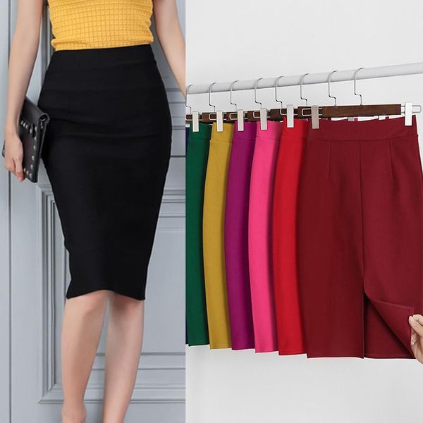 skirts high waist pencil skirt women summer korean knee length office ladies vintage plus size tight bodycon midi femme, Black
skirts high waist pencil skirt women summer korean knee length office ladies vintage plus size tight bodycon midi femme, Black