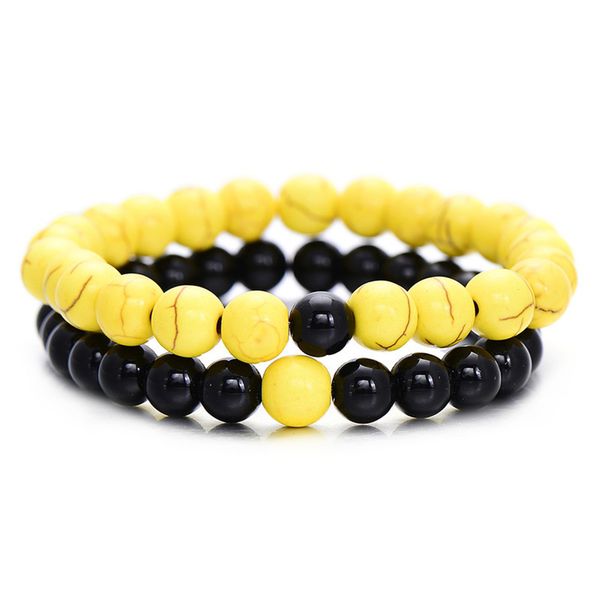 2pcs/set natural beaded bracelets & bangles elastic female pulseira bohemian couple accessories jewelry man gifts prayer homme, Black
2pcs/set natural beaded bracelets & bangles elastic female pulseira bohemian couple accessories jewelry man gifts prayer homme, Black