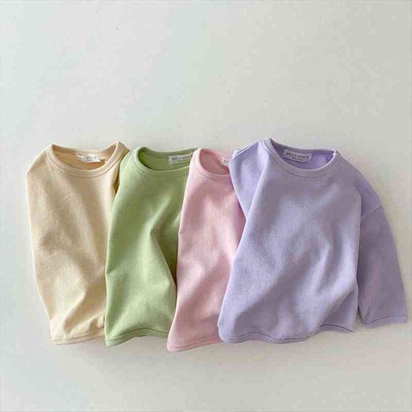 cotton cozy candy color long sleeve korean baby loose causal boys girls base shirt clothes, Blue
cotton cozy candy color long sleeve korean baby loose causal boys girls base shirt clothes, Blue