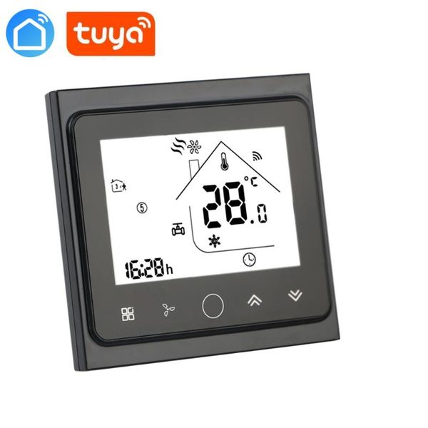 smart home control alexa google tuya 4 pipe programmable wifi air conditioner thermostat temperature controller fan coil unit house
smart home control alexa google tuya 4 pipe programmable wifi air conditioner thermostat temperature controller fan coil unit house