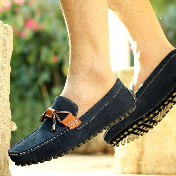 genuine leather men flat shoes cow suede loafer drive car flats patchwork mixed-colors casual shoes, Black
genuine leather men flat shoes cow suede loafer drive car flats patchwork mixed-colors casual shoes, Black