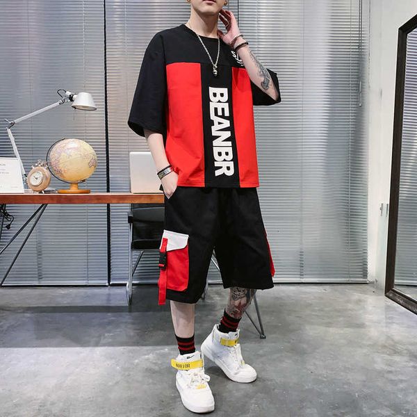 men's tracksuits 2 pieces sets shorts pants+short sleeve t-shirts fashion casual multi-pocket cargo loose size 3xl 3hnz, Gray
men's tracksuits 2 pieces sets shorts pants+short sleeve t-shirts fashion casual multi-pocket cargo loose size 3xl 3hnz, Gray