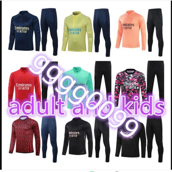 2021 kids men soccer tracksuit survetement de football training suit sportswear 2022 long full zipper jacket tracksuits set, Black
2021 kids men soccer tracksuit survetement de football training suit sportswear 2022 long full zipper jacket tracksuits set, Black