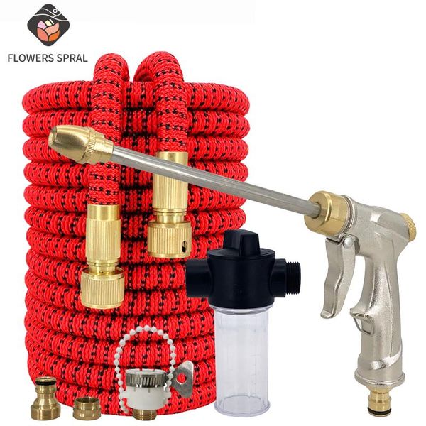 watering equipments 16ft-150ft expandable garden hose with water gun adjustable nozzle flexible pipe high pressure sprinkler foam for car wa
watering equipments 16ft-150ft expandable garden hose with water gun adjustable nozzle flexible pipe high pressure sprinkler foam for car wa