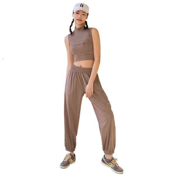 women's camisoles tanks spring and summer loose yoga pants, running fitns et, sports and leisure two-piece suit, White
women's camisoles tanks spring and summer loose yoga pants, running fitns et, sports and leisure two-piece suit, White