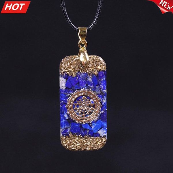 pendant necklaces natural lapis lazuli reiki energy necklace orgonite drop, Silver
pendant necklaces natural lapis lazuli reiki energy necklace orgonite drop, Silver