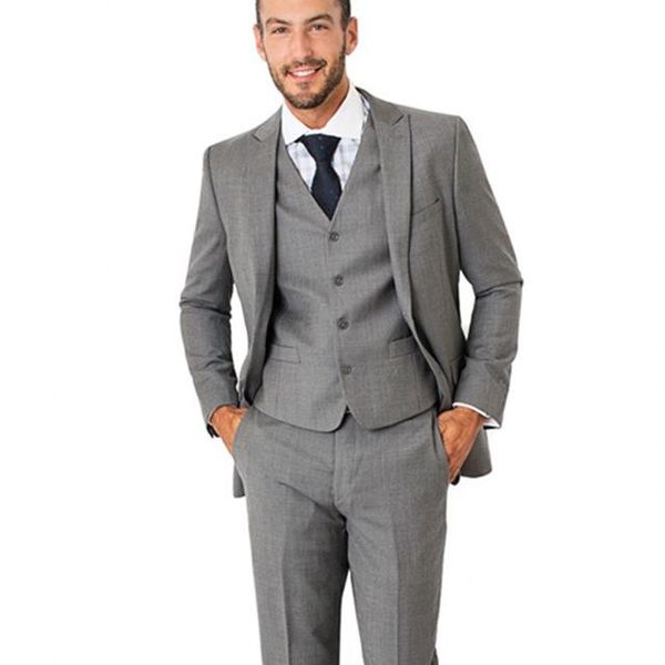 men's suits & blazers handsome grey pinstripe slim fit men suit formal party wedding for groom tuxedos wear peaked lapel man, White;black
men's suits & blazers handsome grey pinstripe slim fit men suit formal party wedding for groom tuxedos wear peaked lapel man, White;black