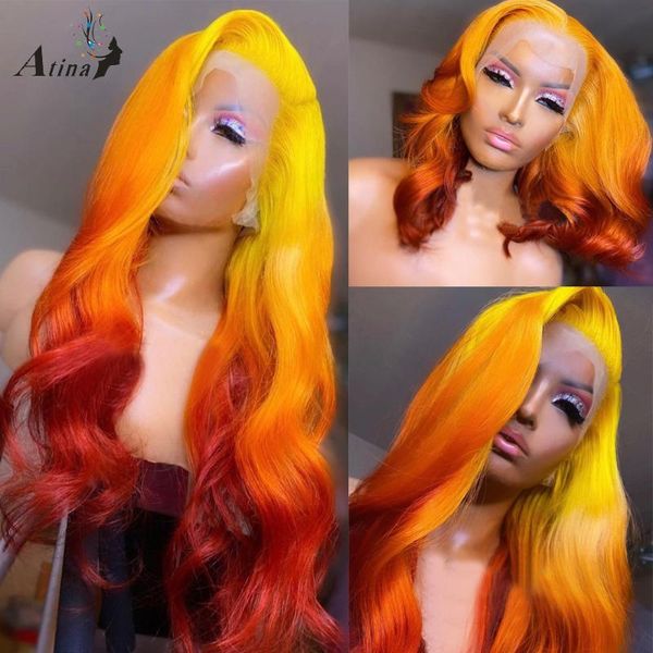 orange ginger loose body wave lace front wig preplucked human hair 613 ombre yellow 250 full hd transparent frontal 30 wigs, Black;brown
orange ginger loose body wave lace front wig preplucked human hair 613 ombre yellow 250 full hd transparent frontal 30 wigs, Black;brown