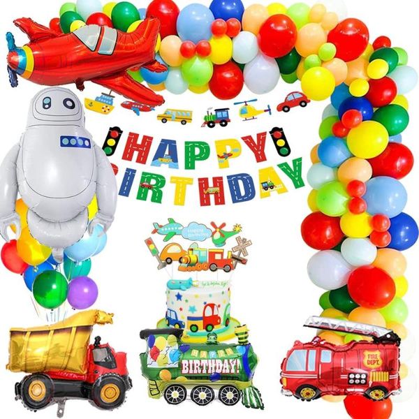 party decoration transport theme balloon birthday fire truck vehicle robot foil balloons for kids baby shower supplies
party decoration transport theme balloon birthday fire truck vehicle robot foil balloons for kids baby shower supplies