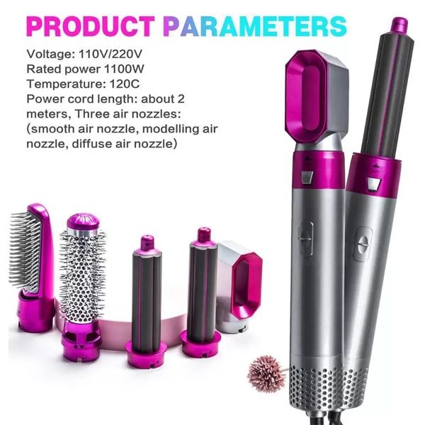 5 heads multi-function hair curler dryer automatic curling irons with gift box for rough and normal eu us uk au plug
5 heads multi-function hair curler dryer automatic curling irons with gift box for rough and normal eu us uk au plug