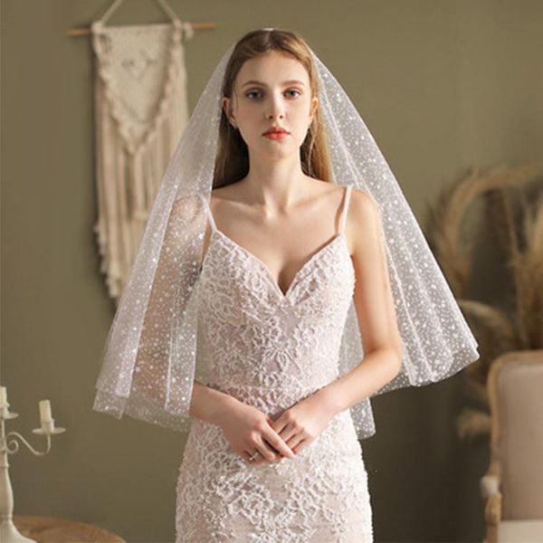bridal veils white veil mori system comb medium length babysbreath 2 layers for wedding hair accessories 2021, Black
bridal veils white veil mori system comb medium length babysbreath 2 layers for wedding hair accessories 2021, Black