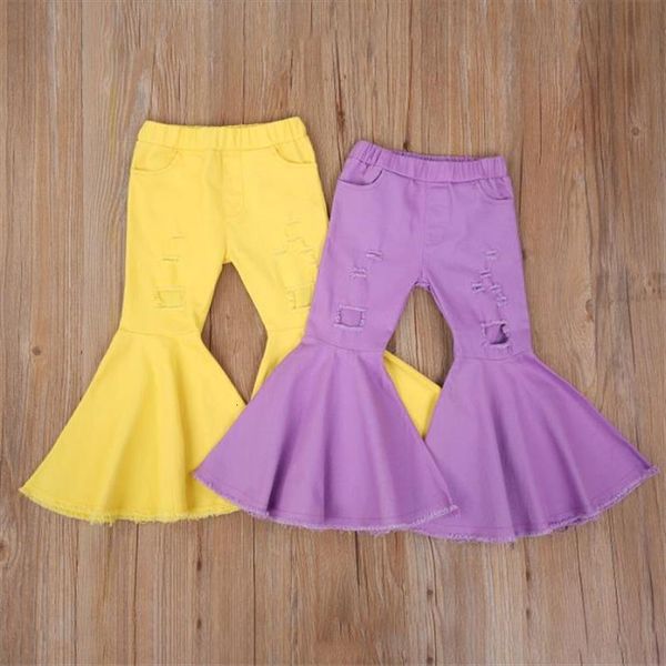 2 7 y spring autumn toddler kids baby girls denim bell bottoms pants elastic high waist ripped hole jeans trousers, Blue
2 7 y spring autumn toddler kids baby girls denim bell bottoms pants elastic high waist ripped hole jeans trousers, Blue
