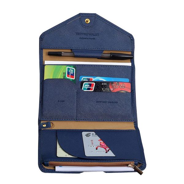 card holders passport cover travel wallet leather holder ladies multifunctional slim for women, Brown;gray
card holders passport cover travel wallet leather holder ladies multifunctional slim for women, Brown;gray