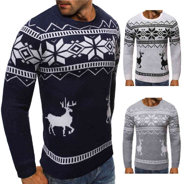 women's sweaters men's explosive round neck snow christmas sweater fawn alic, White;black
women's sweaters men's explosive round neck snow christmas sweater fawn alic, White;black