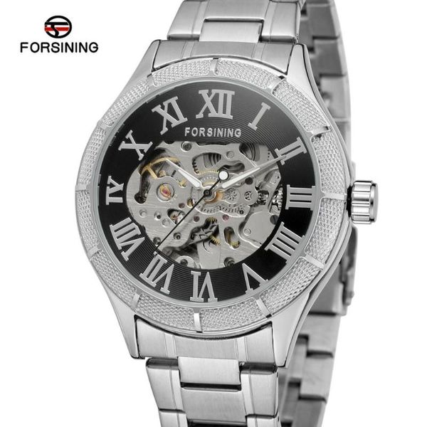 forsining skeleton steampunk wristwatch brown stainless steel strap men mechanical self wind watch automatic wristwatches, Slivery;brown
forsining skeleton steampunk wristwatch brown stainless steel strap men mechanical self wind watch automatic wristwatches, Slivery;brown